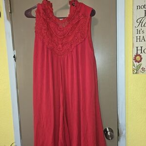Torrid Red Asymmetrical Dress